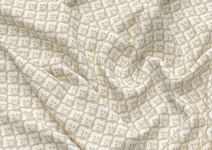 Scallop and Bud, Cashmere - Twist&Fit Roman Blind - Image 4